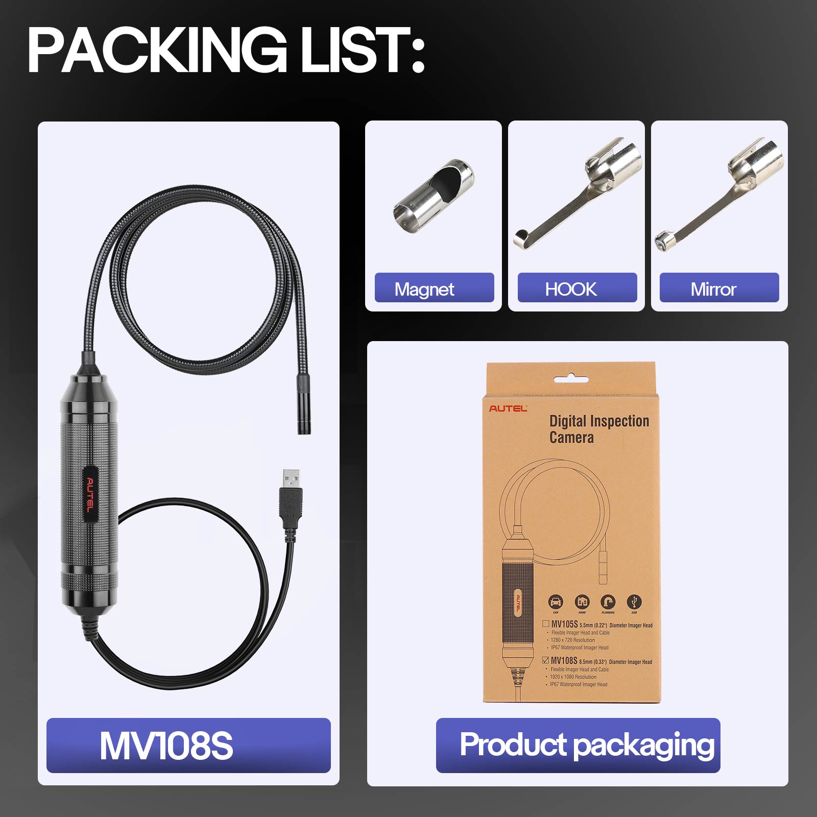 Autel MaxiVideo MV108S