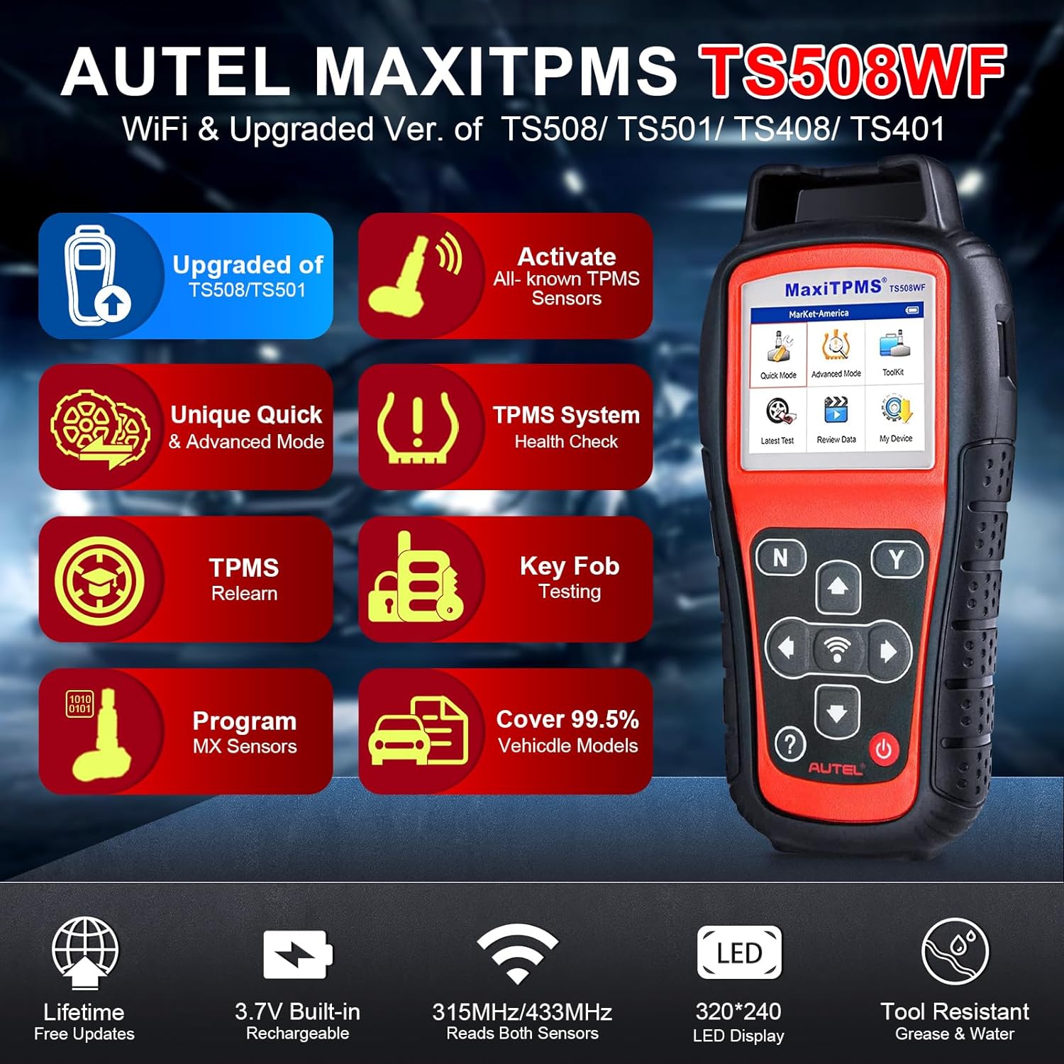 Unelte Autel TS508WF