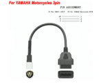Cablu adaptor OBD II cu 3 pini pentru motociclete Yamaha